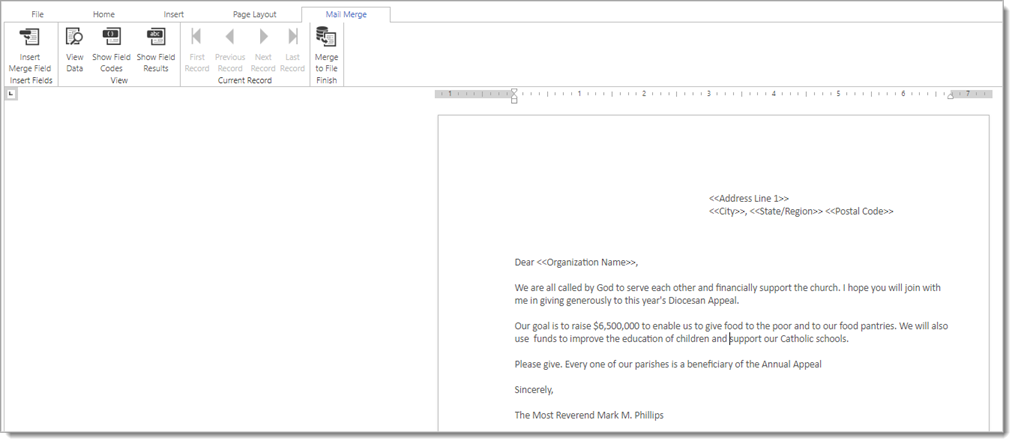 Mail Merge File Format How to Use Mail Merge to Create Documents for Mass Mailings to ...
