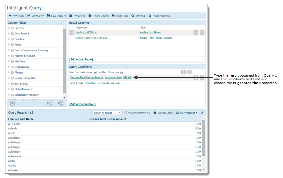 How to Use the Result of One Query in Another Query